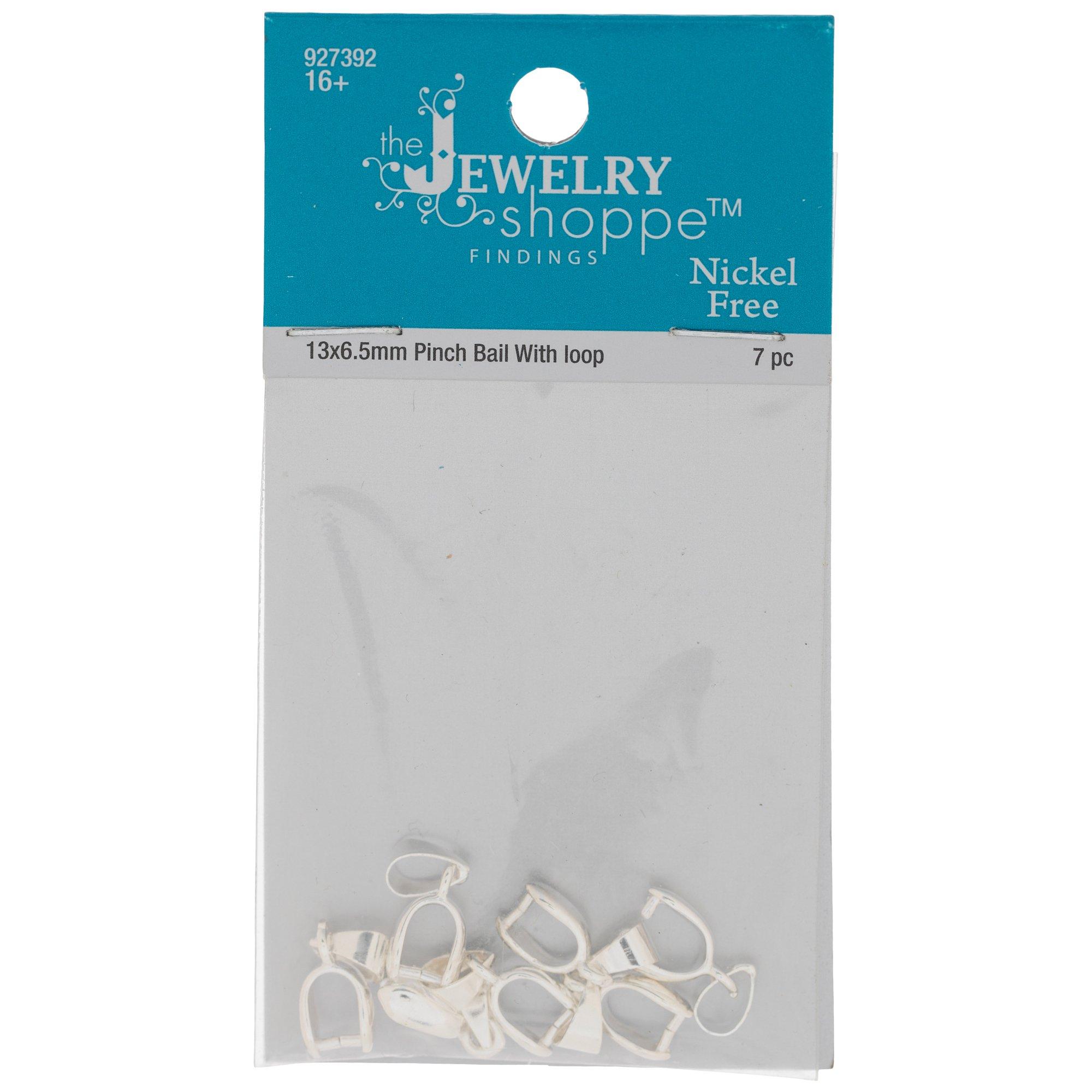 Pinch Bails With Loops - 13mm x 6.5mm, Hobby Lobby